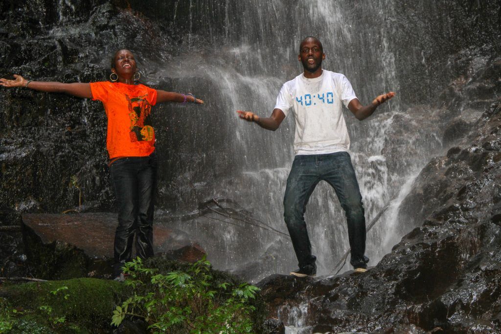 Bayenda waterfalls in Bwindi Impenetrable National Park